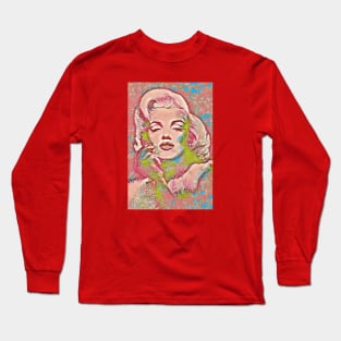 Monroe Pop art Long Sleeve T-Shirt